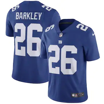 mens nike saquon barkley royal new york giants team color v